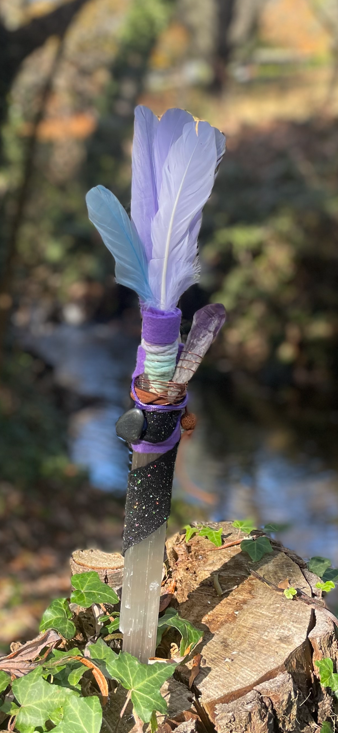 Selenite magic wand (Large)