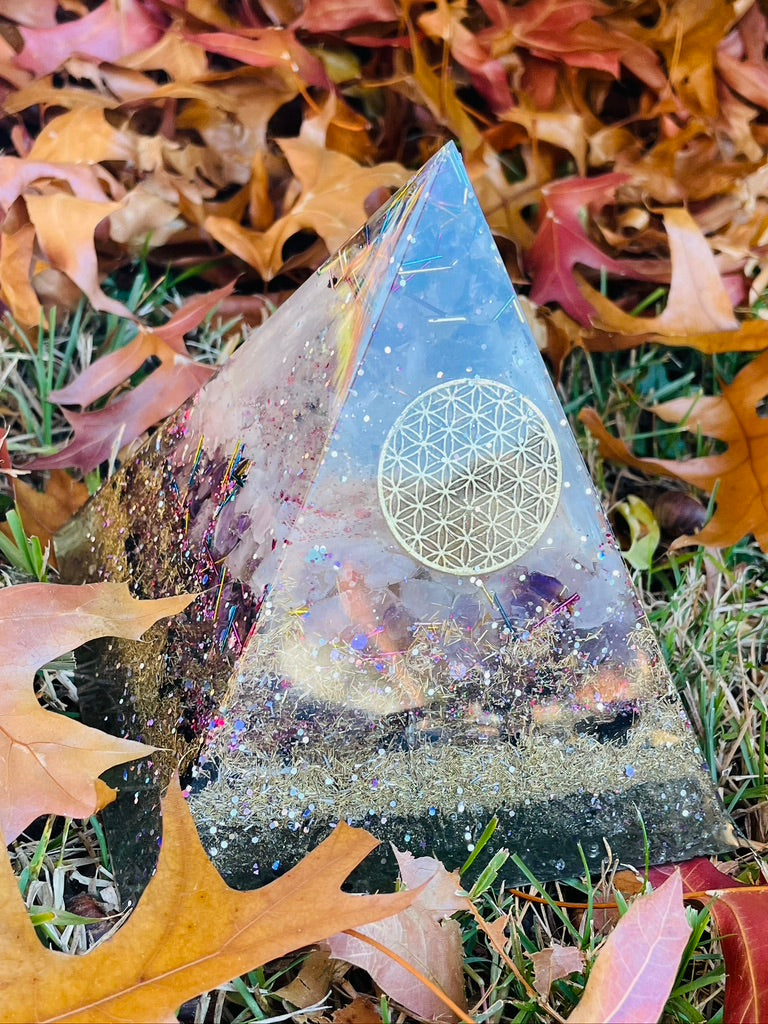 Unicorn magic wishes granted Pyramid Orgonite