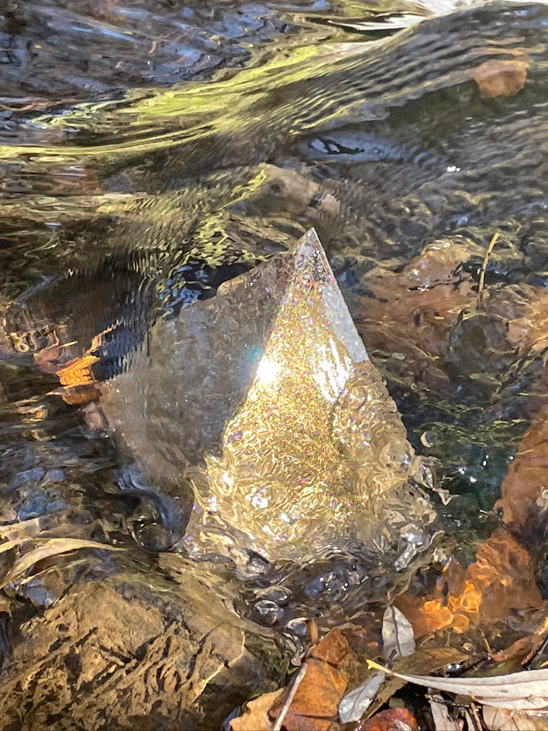 Unicorn Seventh Dimension Energy Orgonite Pyramid