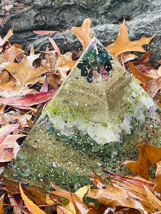 Lakshmi Goddess Orgonite Pyramid