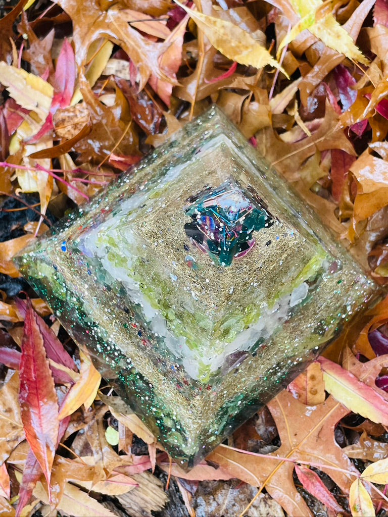 Lakshmi Goddess Orgonite Pyramid
