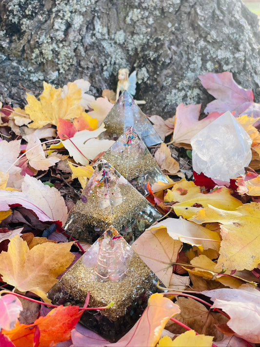 Be present pyramid Orgonite