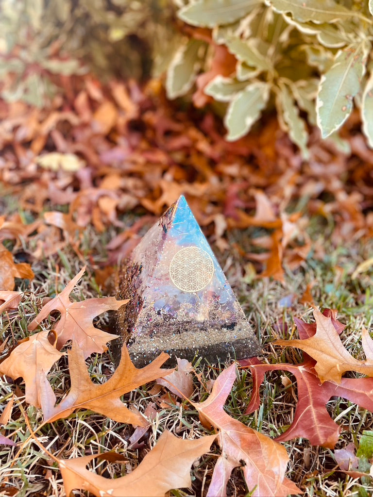 Unicorn magic wishes granted Pyramid Orgonite