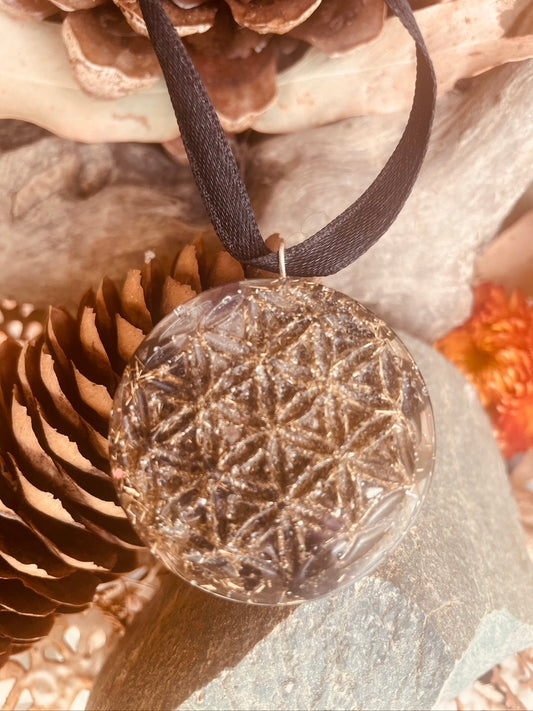 Flower of Life Orgone Pendant