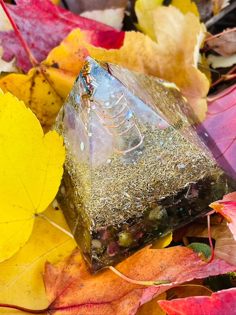 Be present pyramid Orgonite