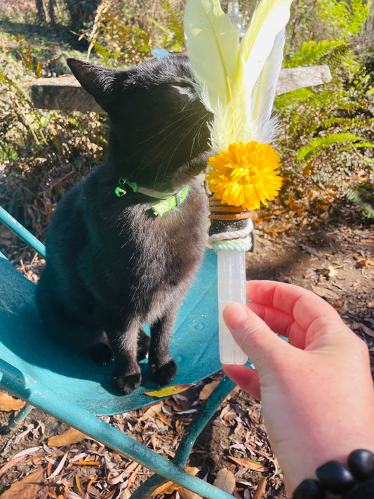 Selenite magic wand (mini)