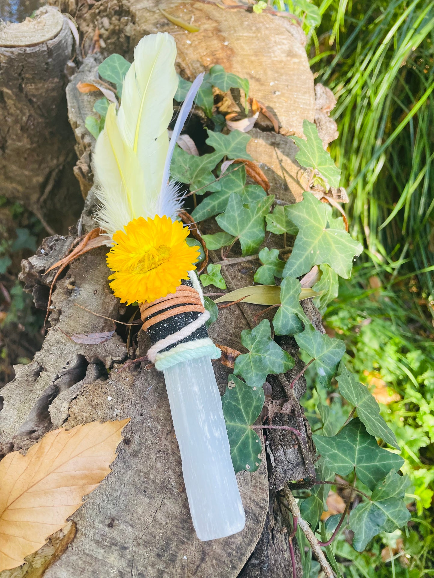 Selenite magic wand (mini)