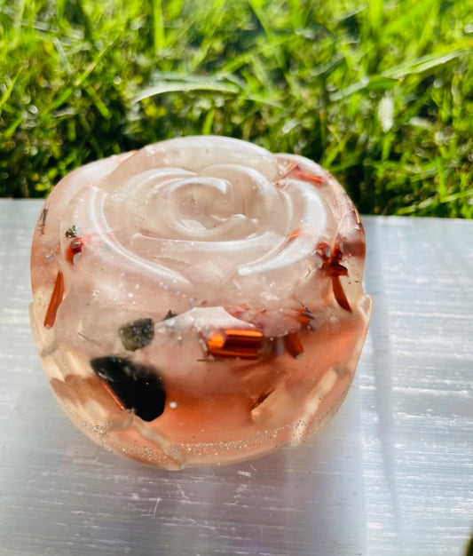 Rose Orgonite- Love , Strength and Protection