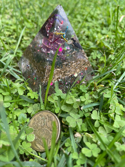 Lakshmi Goddess Abundance Pyramid Orgonite