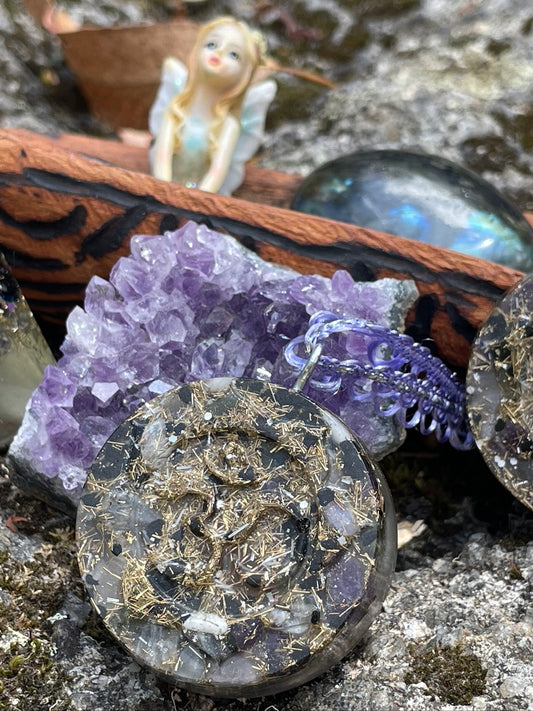 Om Angel Orgone Pendant