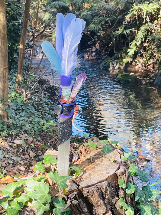 Selenite magic wand (Large)