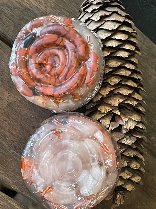 Rose orgonite-Root chakra