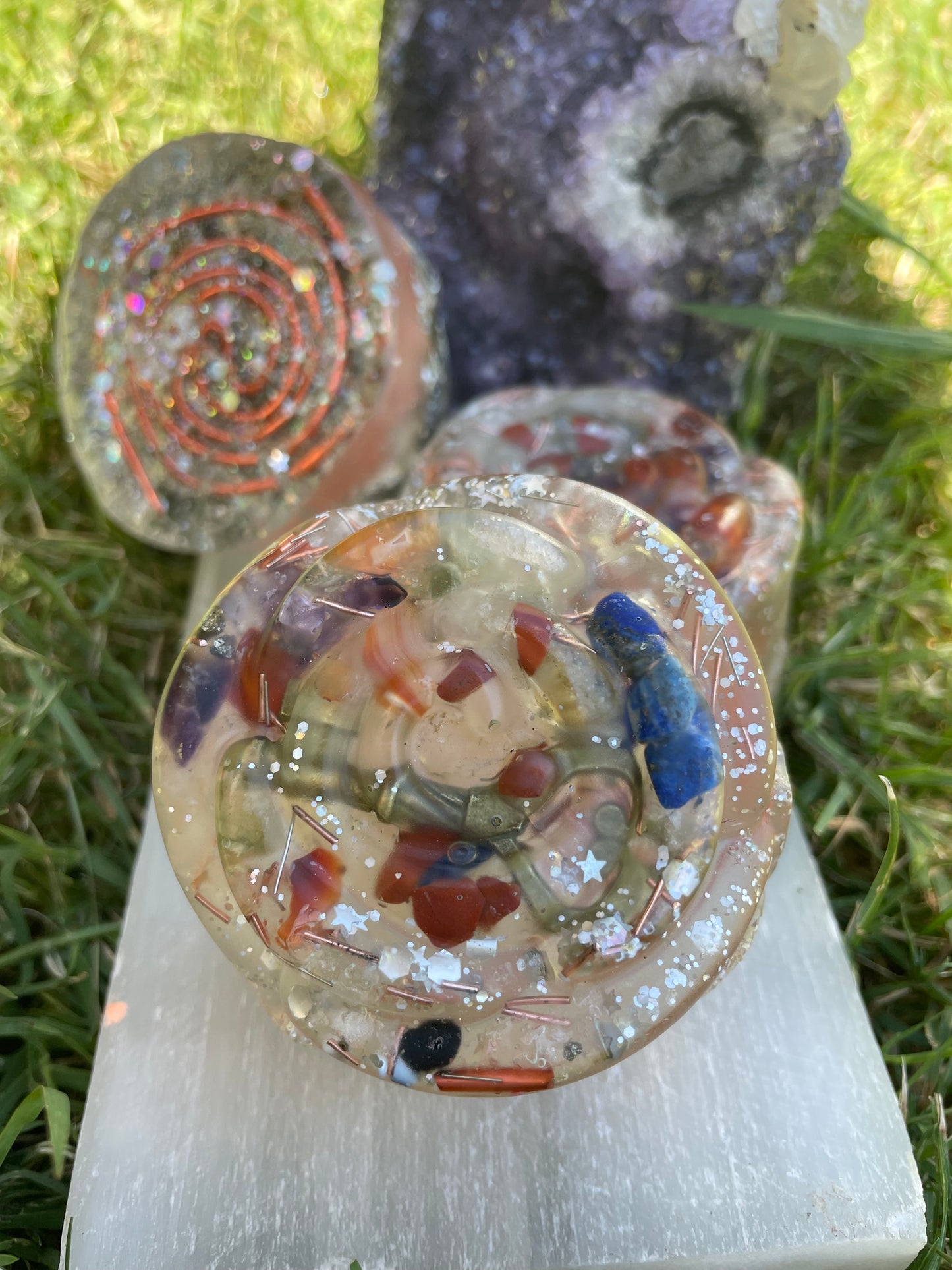Rose Orgonite-Chakra balance