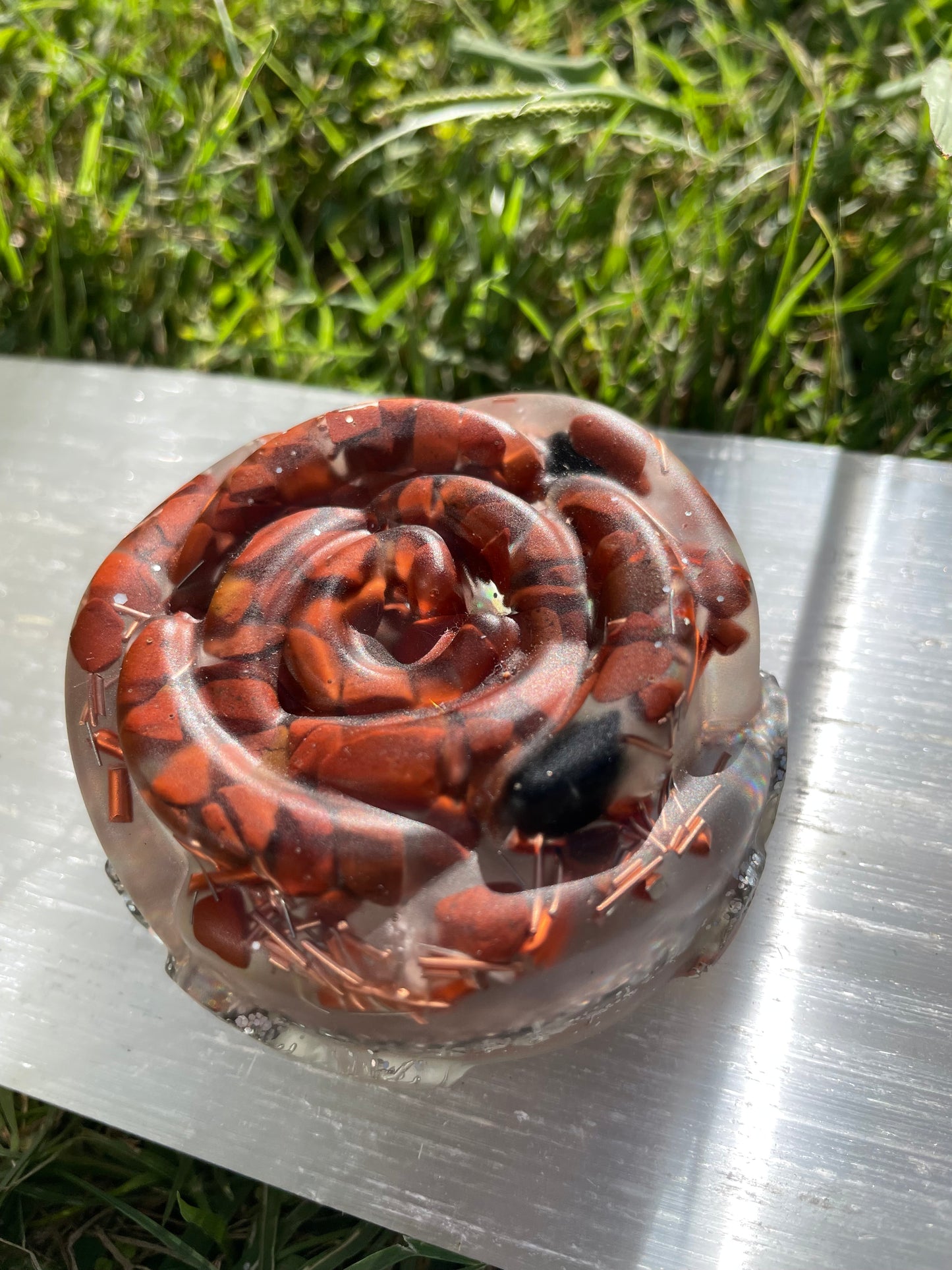 Rose orgonite-Root chakra