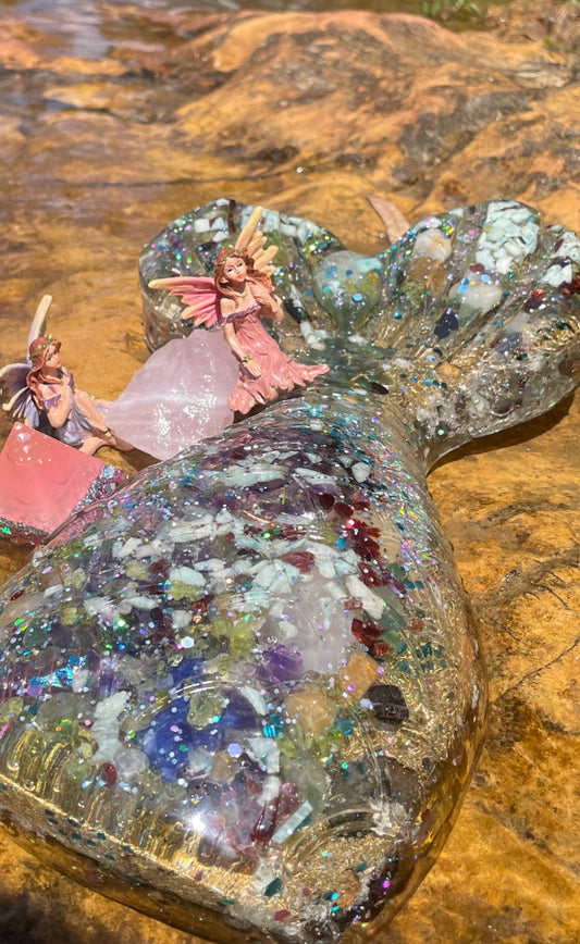 Mermaid Tail "Atlantis" Orgonite