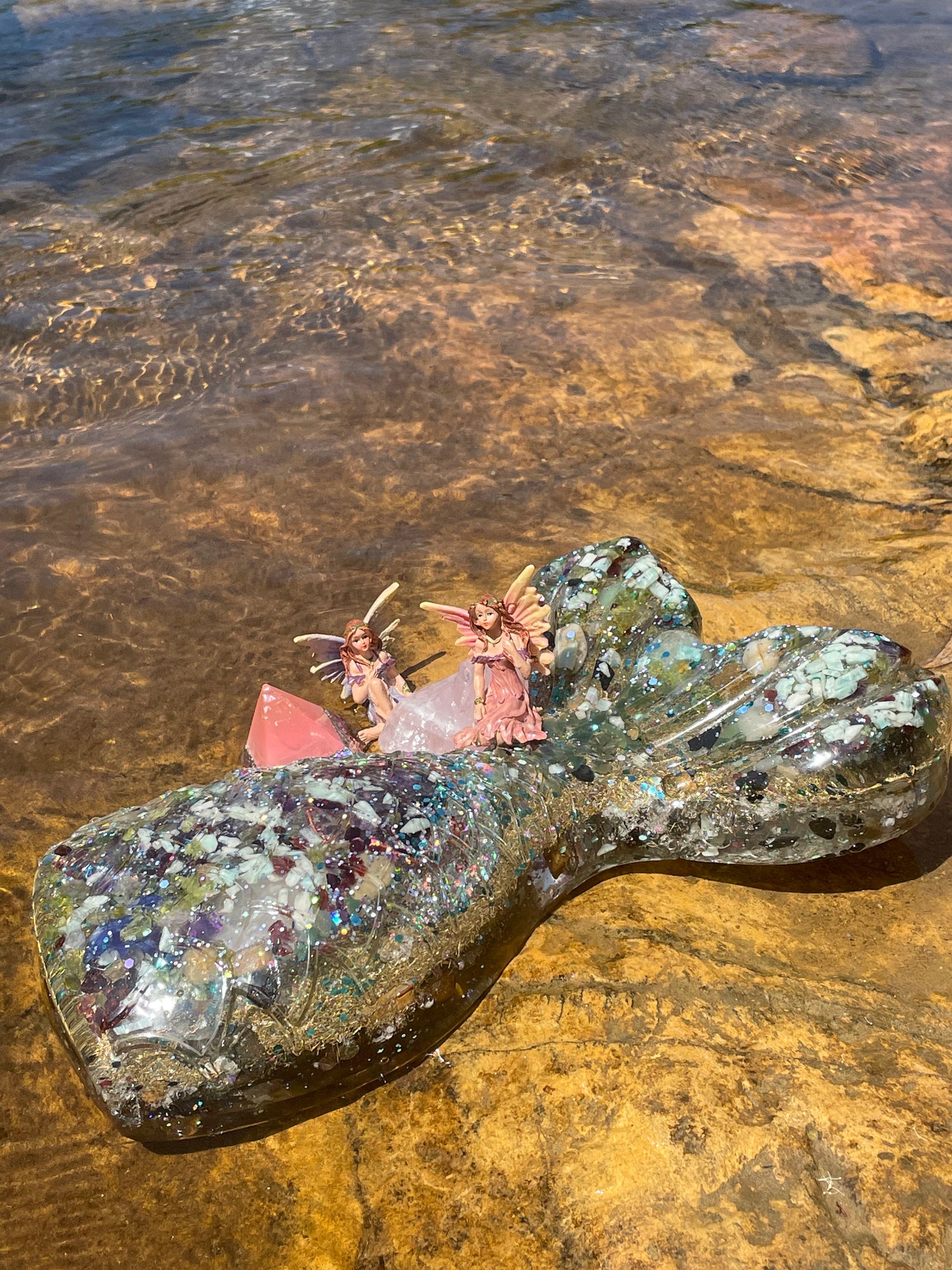 Mermaid tail Orgonite