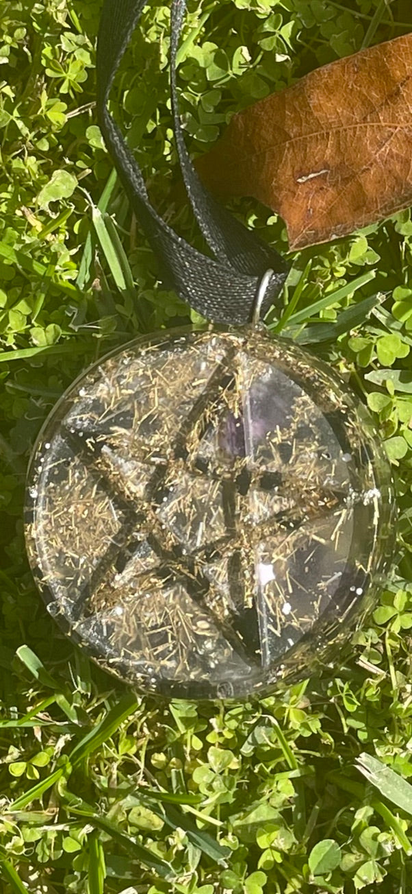 Pentagram Orgone Pendant