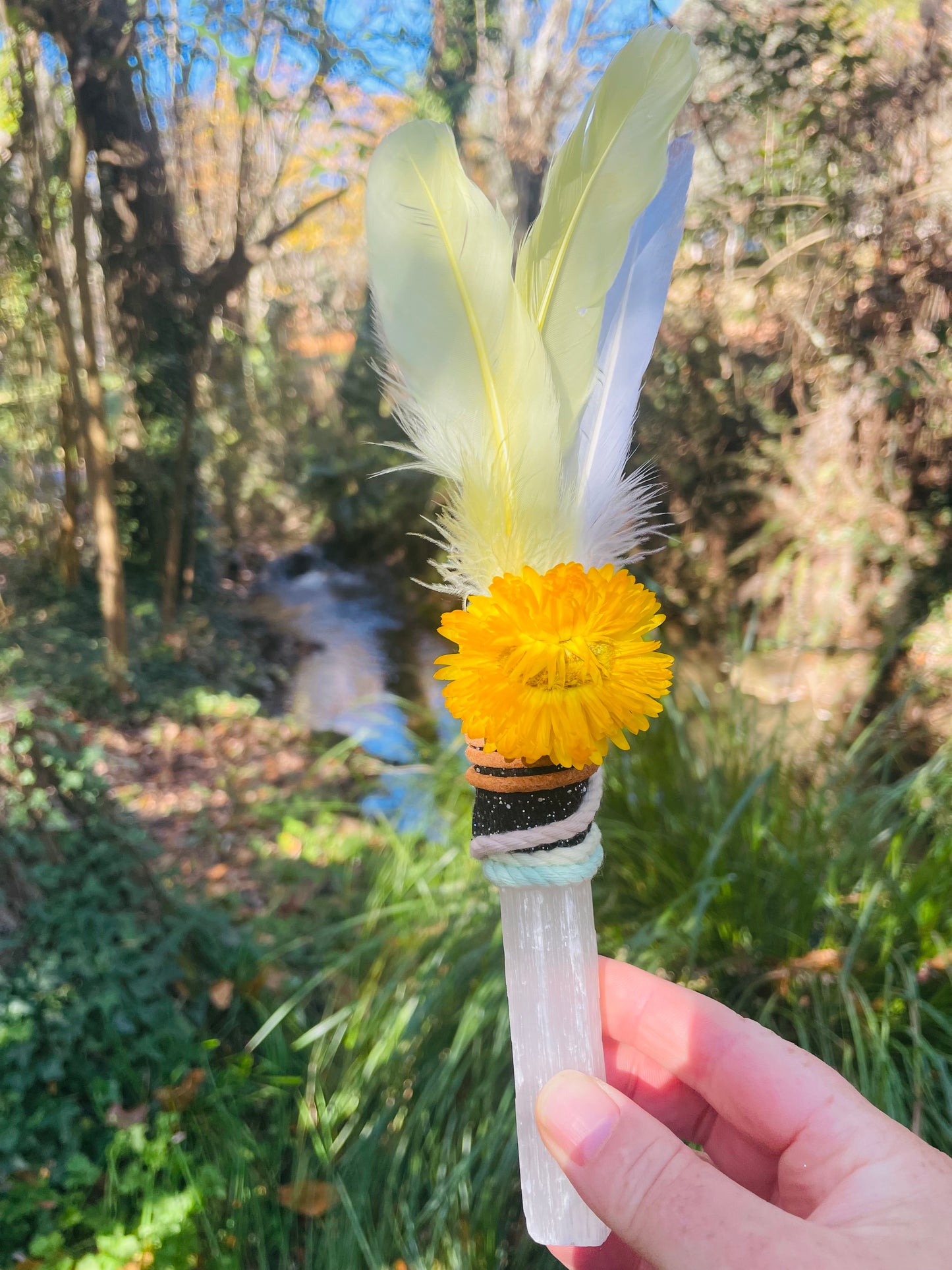 Selenite magic wand (mini)