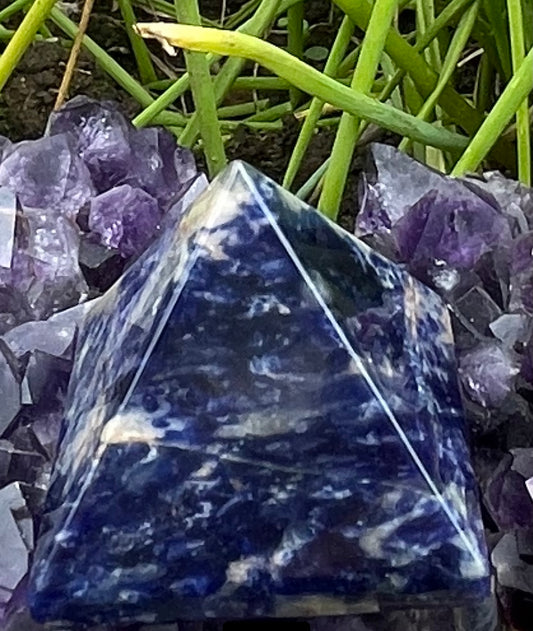 Sodalite Pyramid