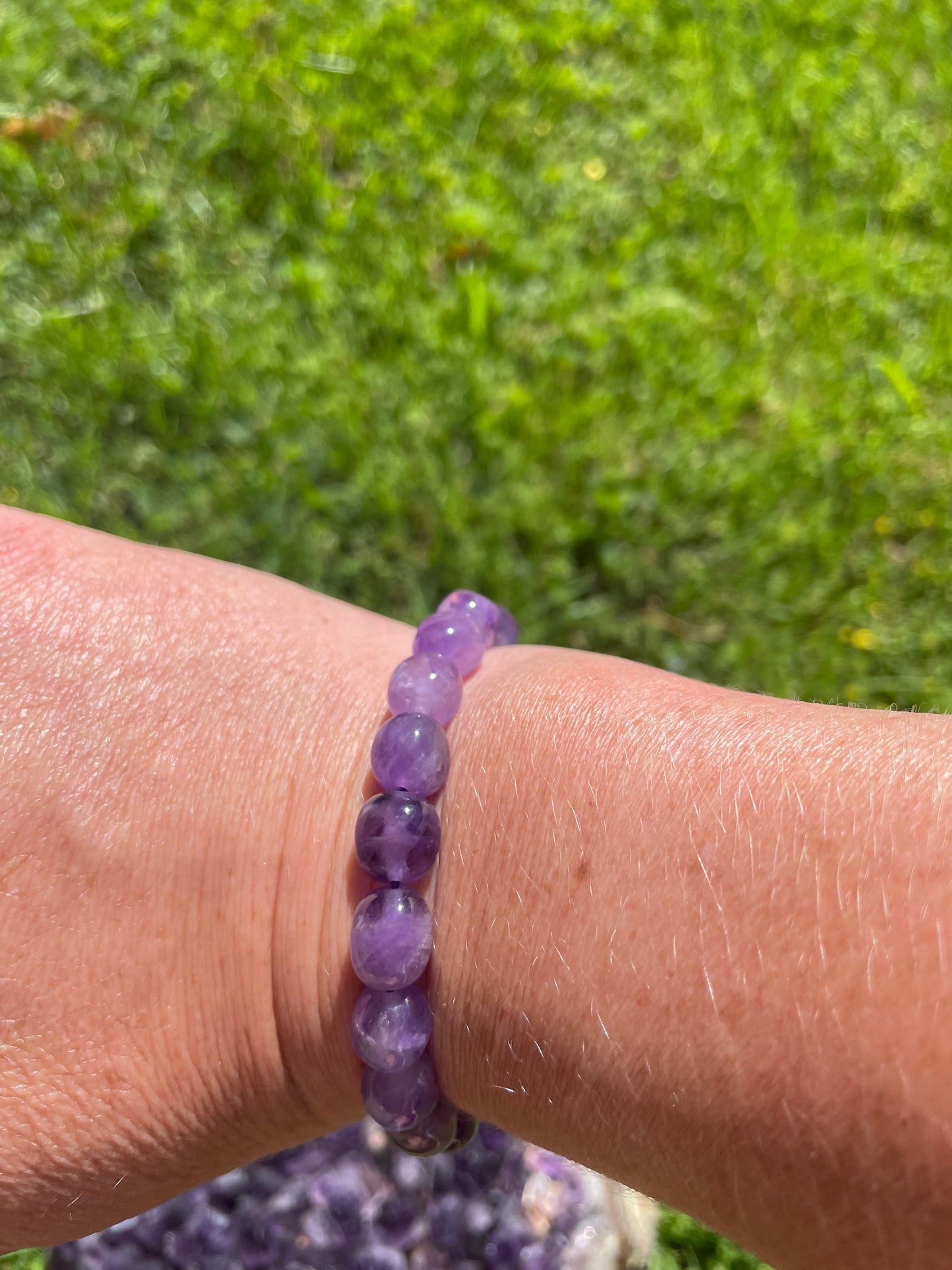 Amethyst  crystal bracelet