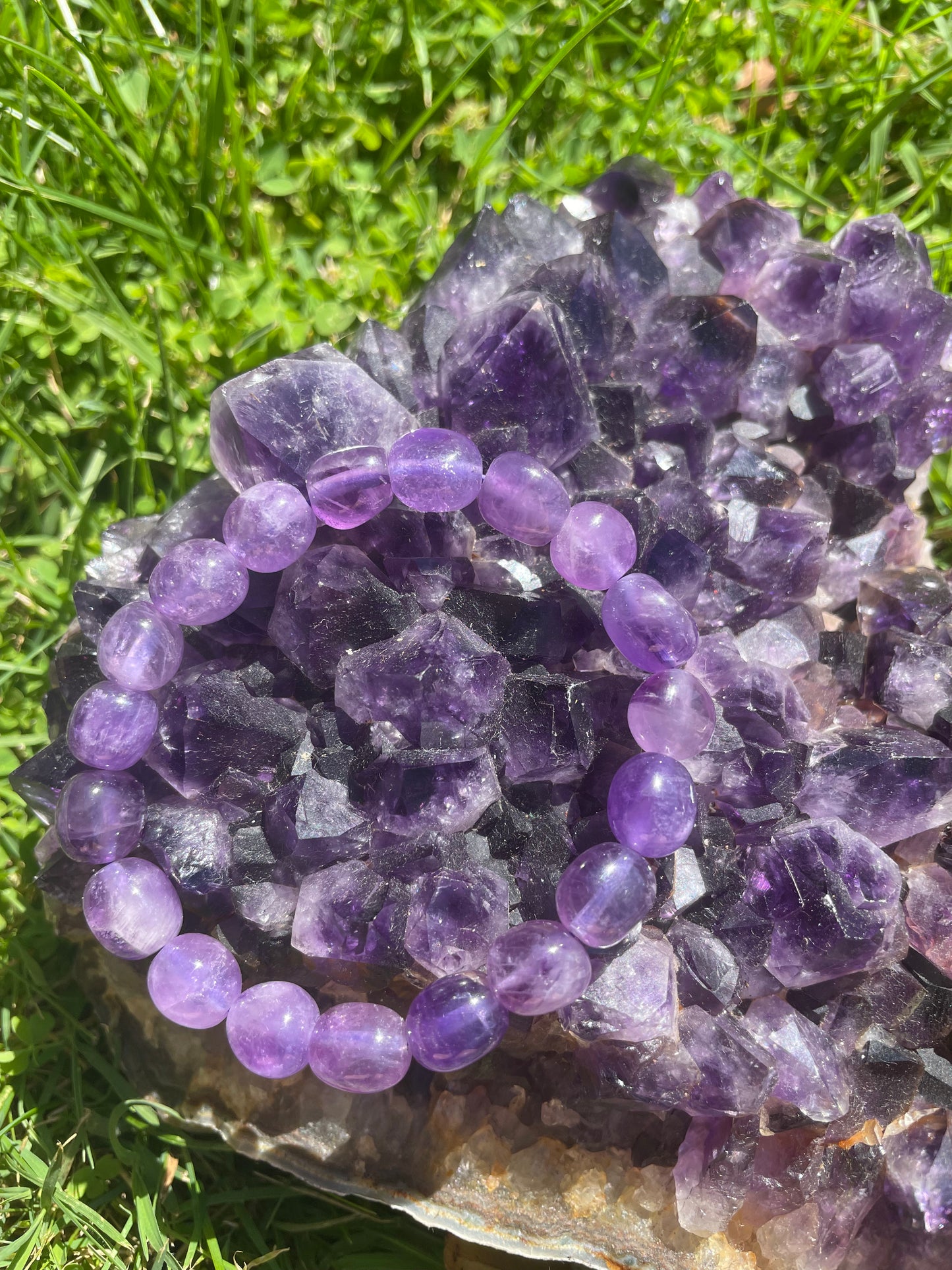 Amethyst  crystal bracelet