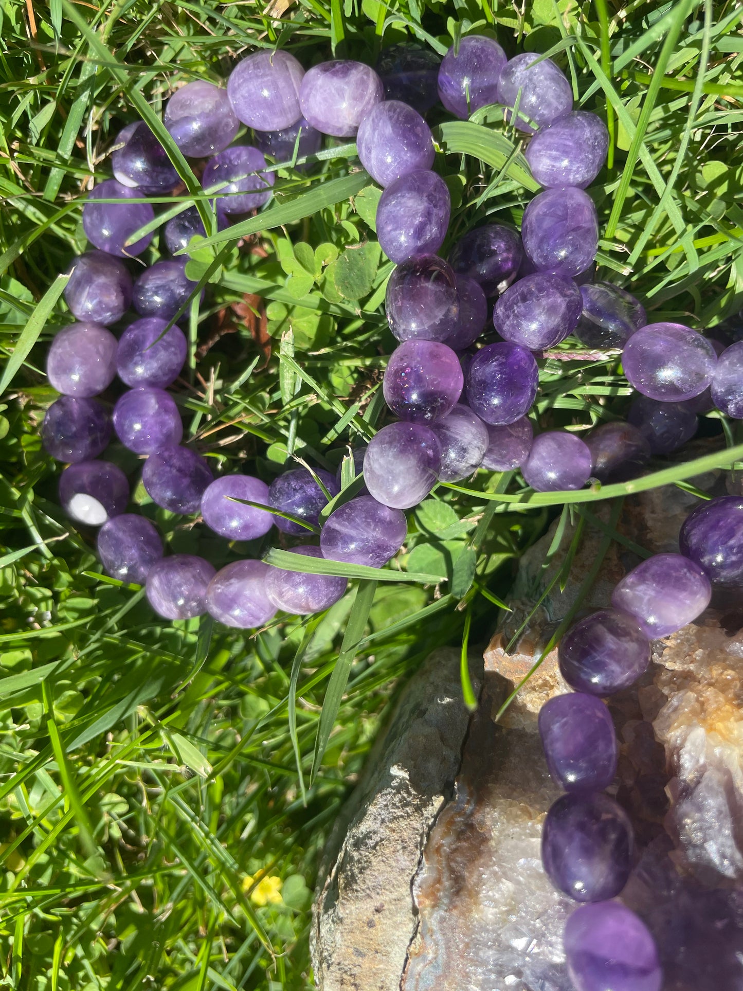 Amethyst  crystal bracelet