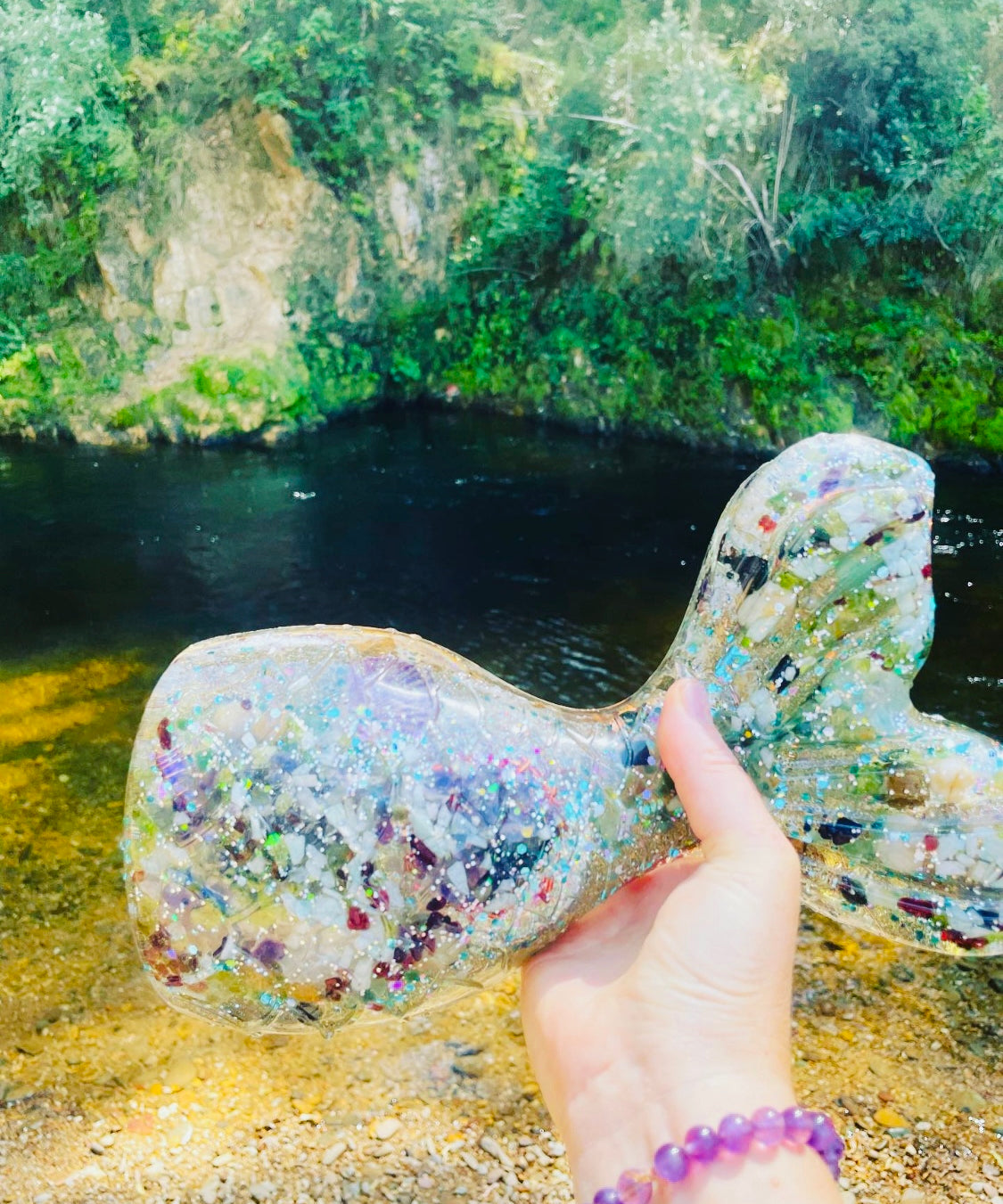 Mermaid Tail "Atlantis" Orgonite
