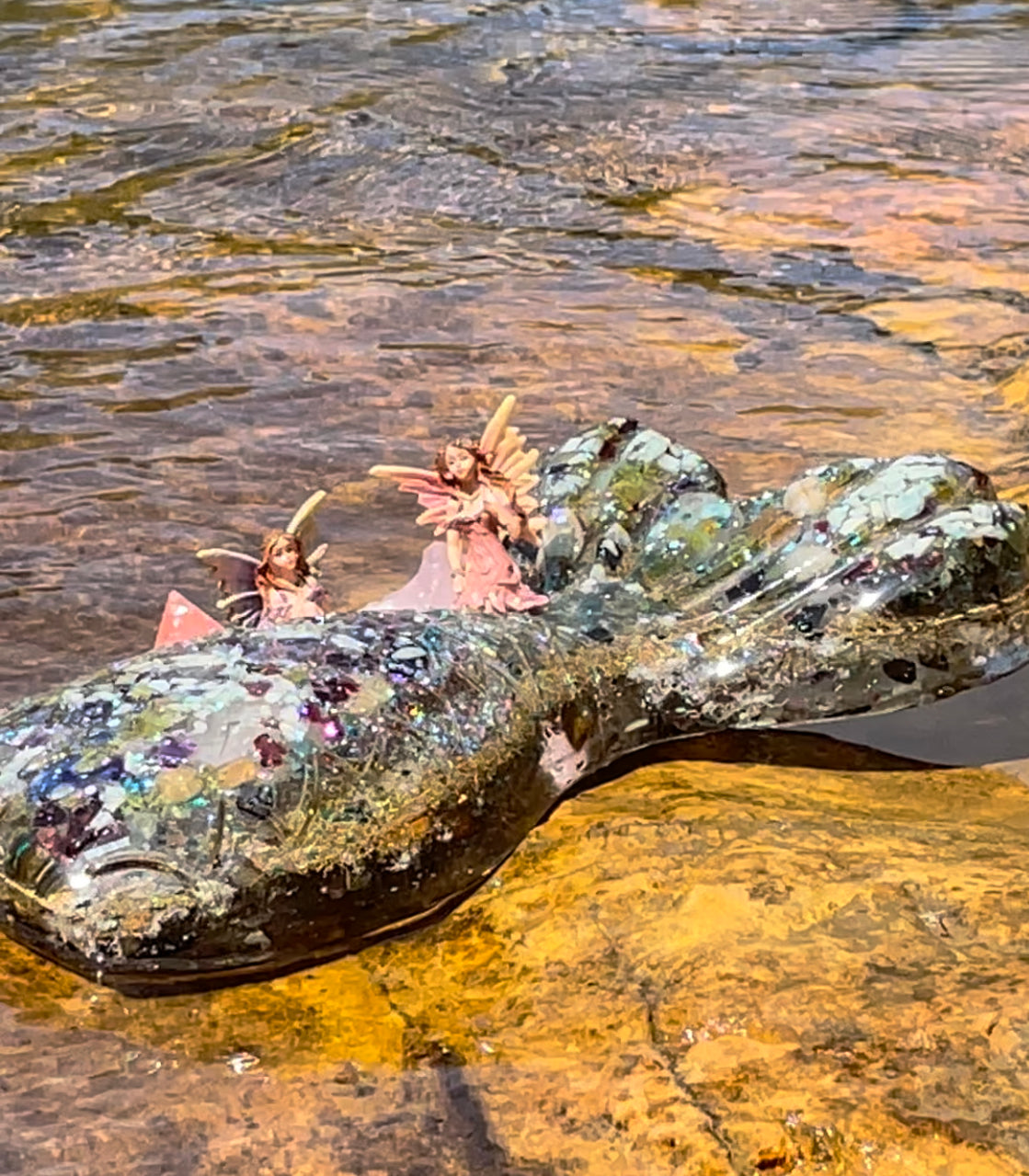 Mermaid Tail "Atlantis" Orgonite