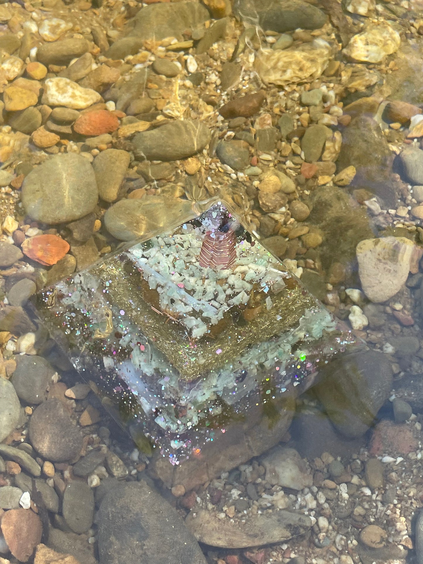 Fairie Atlantis magic pyramid Orgonite