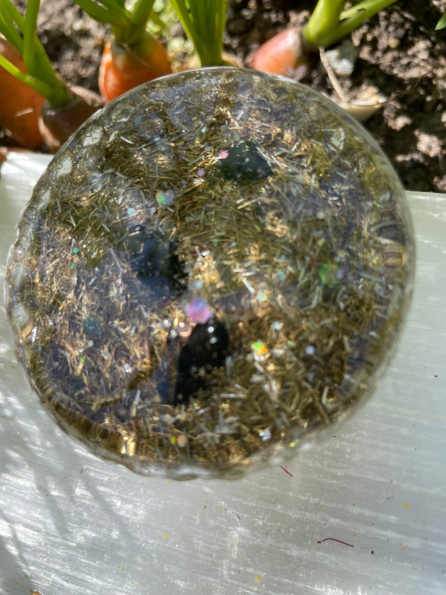 Flower power Atlantis remembering  orgonite