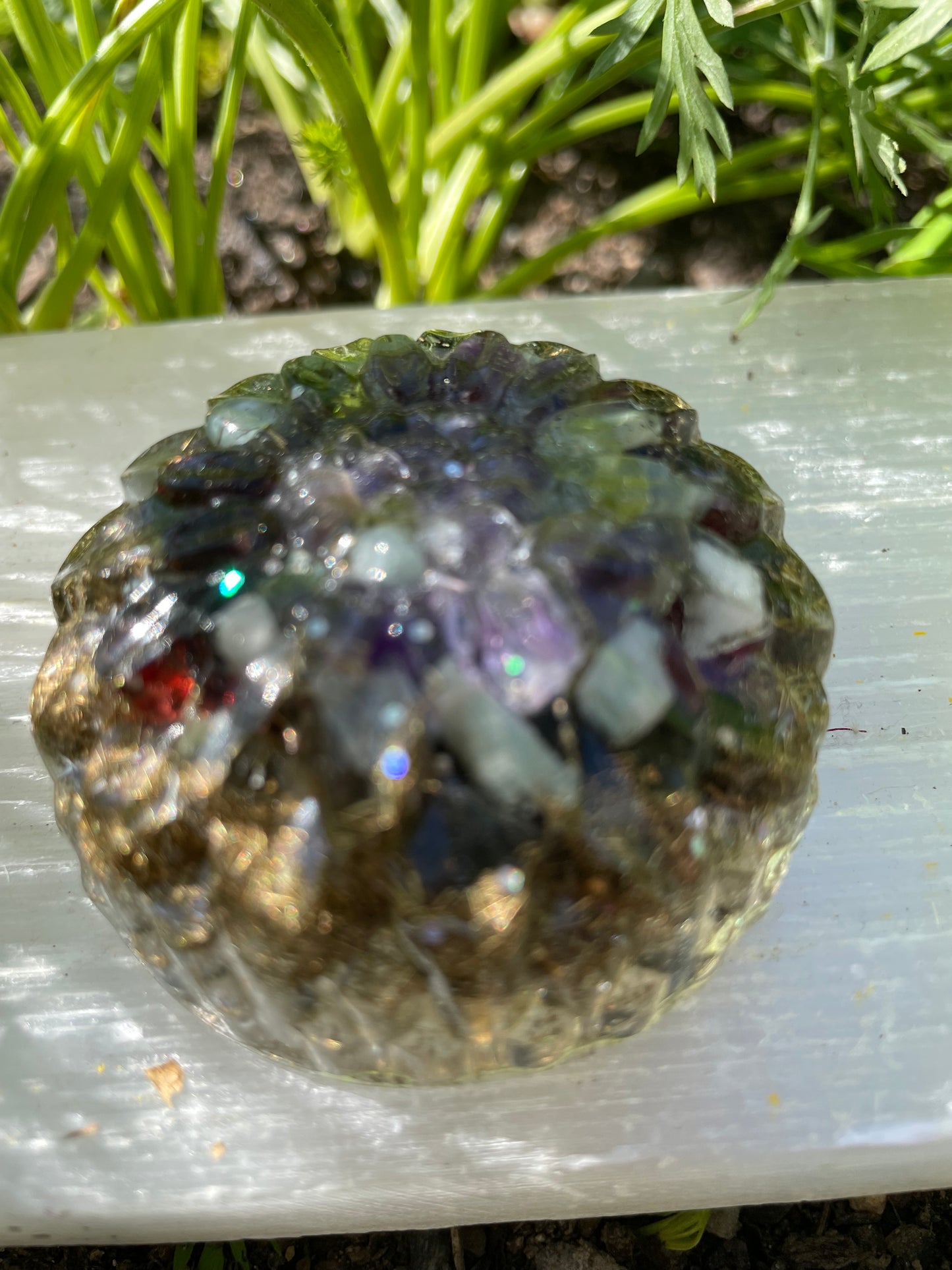 Flower power Atlantis remembering  orgonite