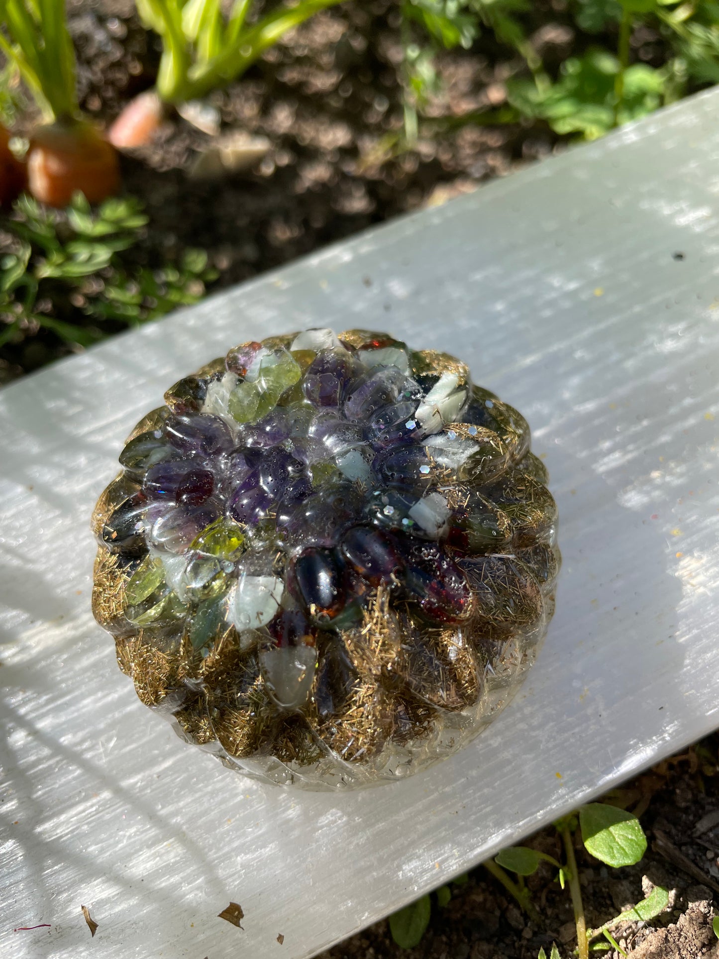 Flower power Atlantis remembering  orgonite