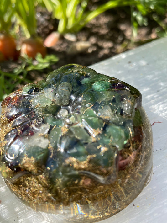 Flower power orgonite of opportunity