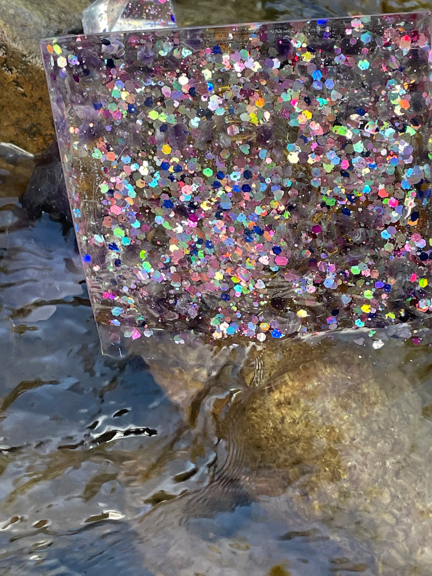 Be You...Sparkle, shine and heal  Pyramid Orgonite